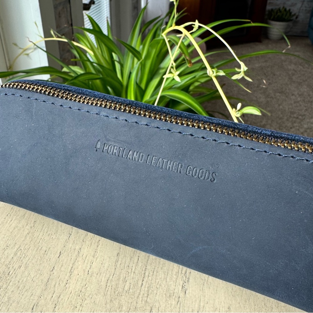 Portland Leather Sidekick Pouch Travel Leather Bag Makeup Jewelry Minimalist - Picture 8 of 8